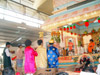 Children offering their salutations to Bhagawan at the conclusion of their play