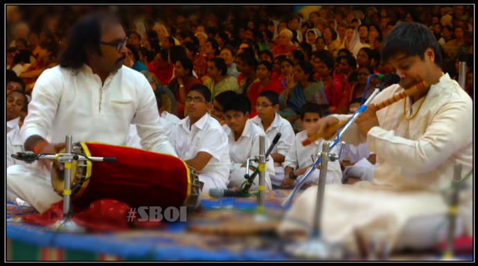 Instrumental Music Programme by Flautist, Kalaimamani Shashank Subramanyam as a part of Bhagawans 89th Birthday Celebration 