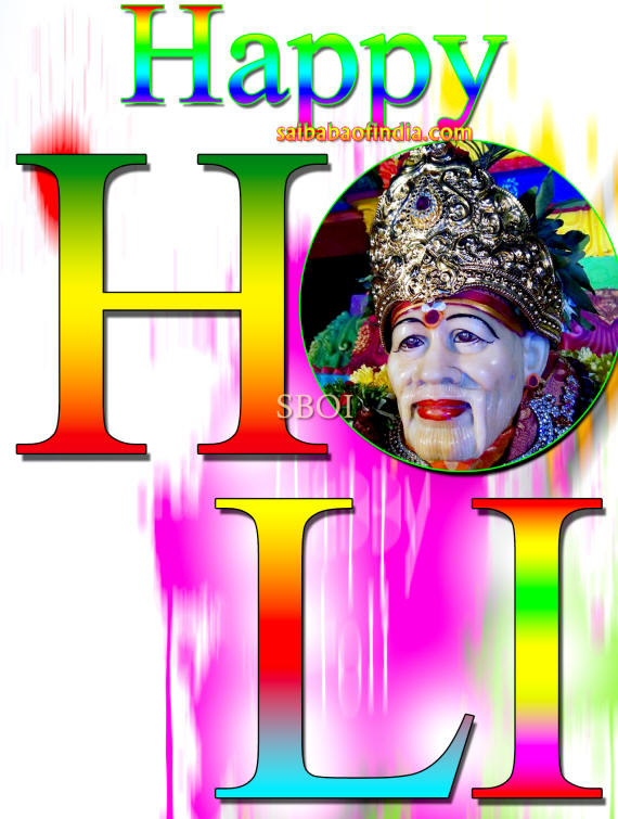 SHIRDI SAI BABA HOLI GREETING CARDS wallpapers