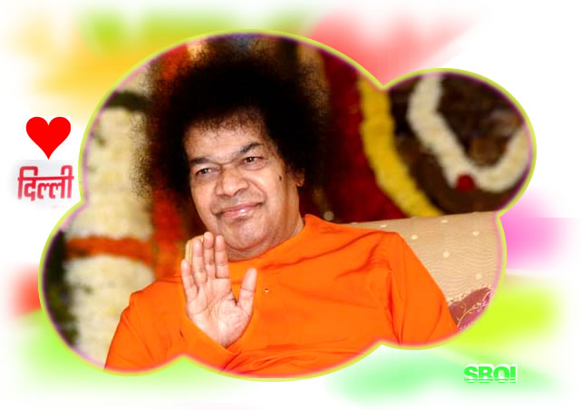 HEART DILI - DELHI HEART - SATHYA SAI BABA PHOTO BLESSING POSE