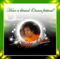 sai baba sri sathya sai baba  Onam Wallpapers