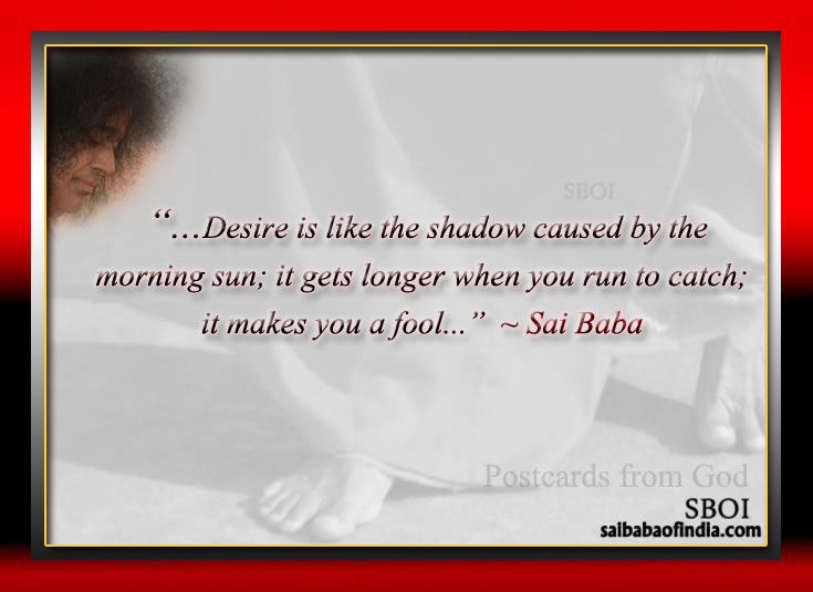 Postcards from God  - Bhagawan Sri Sathya Sai Baba's Maxims - Quotes - Sayings