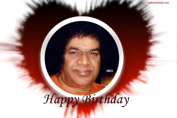 RI SATHYA SAI BABA HAPPY BIRTHDAY