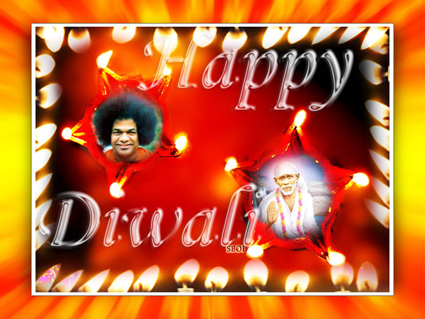 sai-baba-Lamp-Diwali-Wallpapers