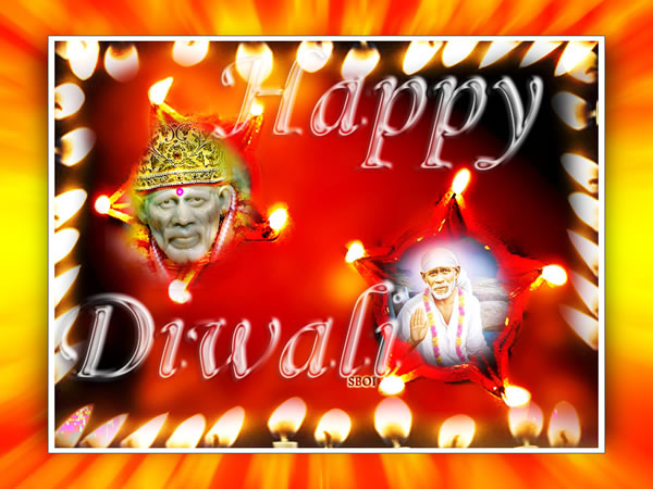 shirdi-sai-baba-Lamp-Diwali-Wallpapers