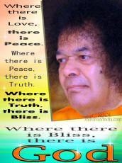 quote and photo of Bhagawan Sri Sathya Sai Baba