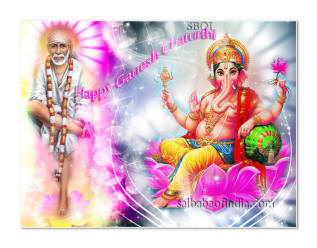 Shirdi Sai Baba -  Ganesha wallpapers