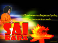 I AM ALWAYS WITH YOU SRI SATHYA SAI BABA - WALLPAPER