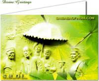 SHIRDI SAI BABA DESIGN NEW YEAR GREETING CARDS  - Free Download - Christmas cards with Sai Baba theme