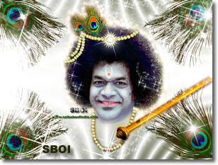 Sai Baba  - Krishna Janmashtami Greeting cards and wallpapers 