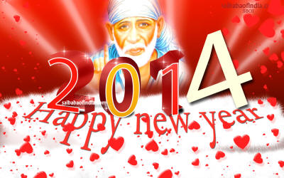 Shirdi sai baba new year wallpapars and greeting cards