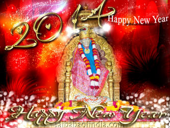 Shirdi sai baba new year wallpapars and greeting cards