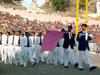 Students of all campuses marching past the Divine Chancellor, Bhagawan Sri Sathya Sai Baba