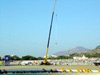 Brindavan campus students exhibiting the Reverse Bungee jump