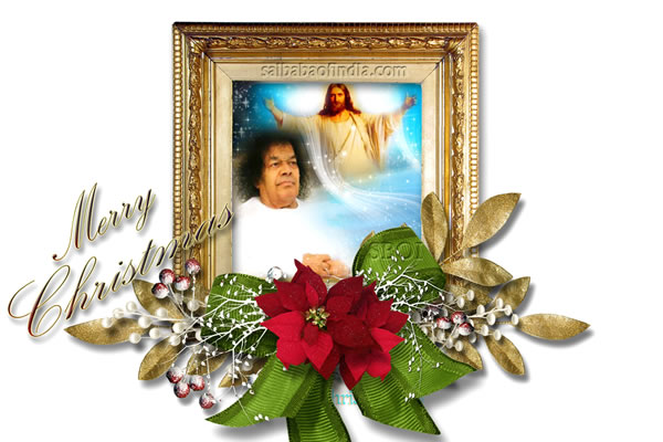  Celebrations from Prasanthi Nilayam jesus and sri sathya sai baba