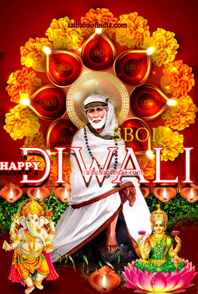 SAI BABA DIWALI WALLPAPERS GREETING CARDS SHIRDI DIWALI SAIRAM