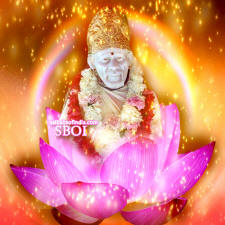 sri-sai-baba-sitting-on-lotus-flower-kamal